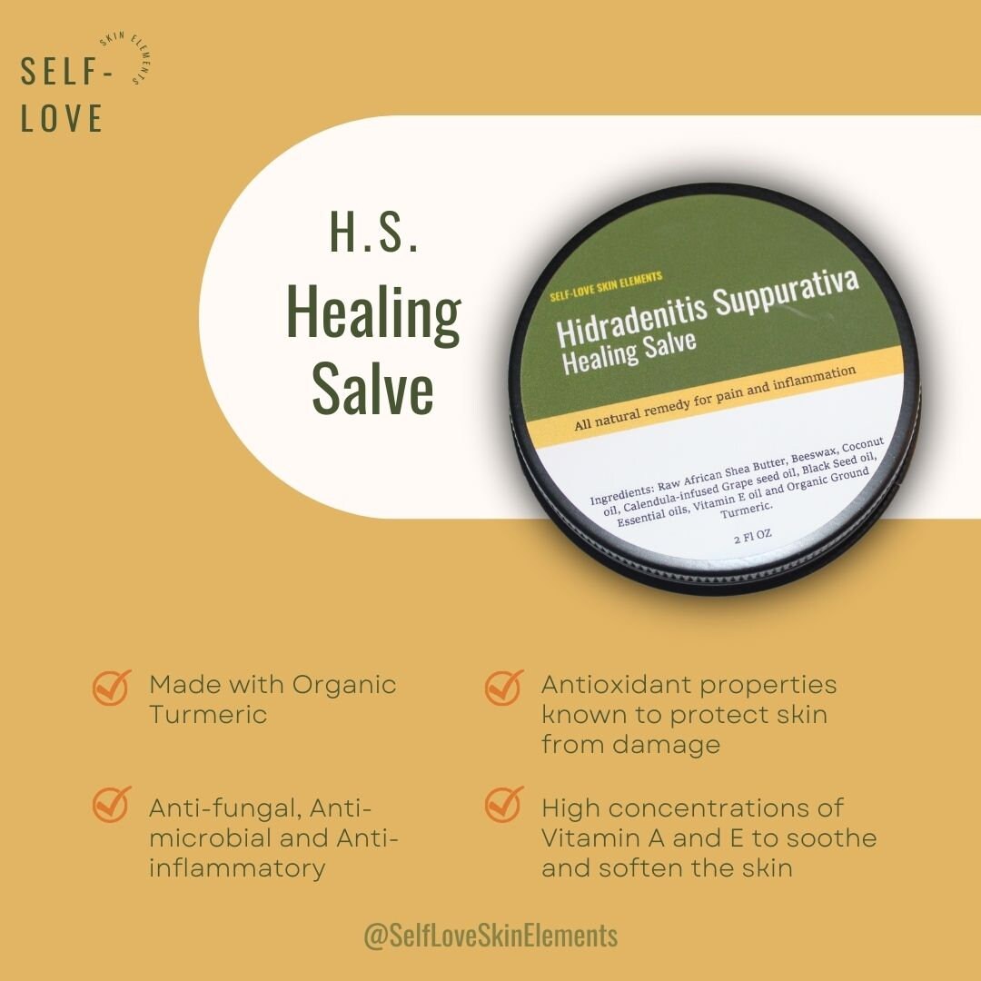 Hidradenitis Suppurativa Salve With Organic Turmeric for Pain Etsy UK