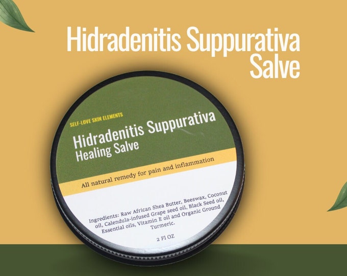 2 Oz. Hidradenitis Suppurativa Salve With Organic Turmeric for Pain