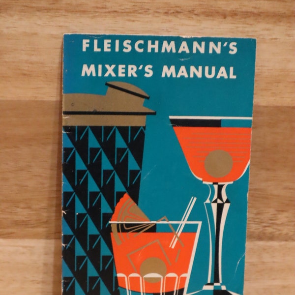 Vintage Fleischmann's Mixers Manual - Retro Cocktail Recipe Booklet