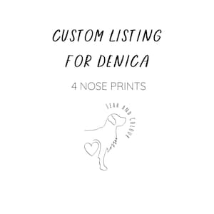 Custom Listing For Denica 4 Nose Prints From Photo | Digital Print