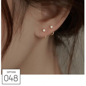 Girl&#39;s Silver Earrings Simple&Luxury Earrings