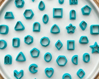 Polymer Clay Cutters: Basic Shapes, 3D Printed Tools for Jewelry Making