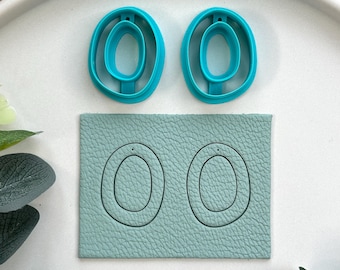 Organic Hoop Donut Polymer Clay Cutters: 3 Sizes, Sharp Edge Tools For Jewellery Making