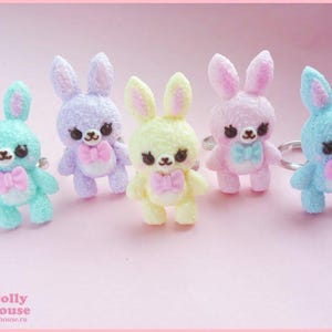 Pierścionek Kawaii Pastel Bunny firmy Dolly House