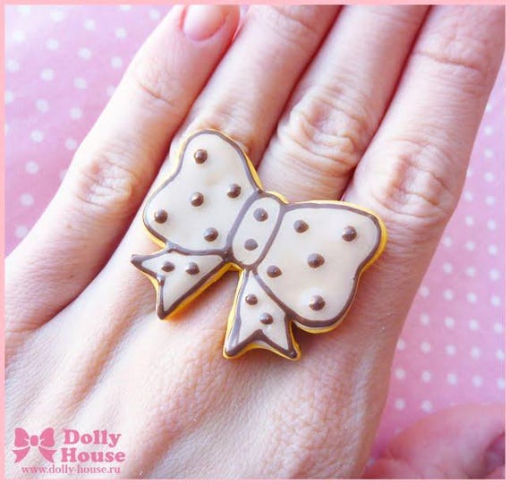 Kawaii Cookie Bon Bon Ring by Dolly House