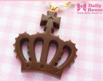 Royal Chocolate Necklace by Dolly House