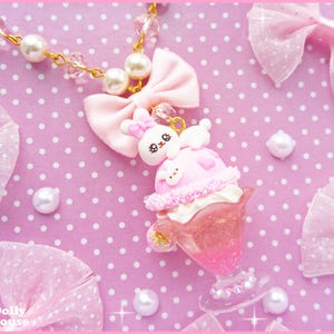 Kawaii Ice Cream Parfait Necklace by Dolly House