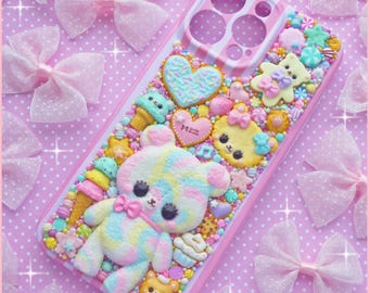 Kawaii Sweet Bears Parade iPhone 15-hoesje van Dolly House