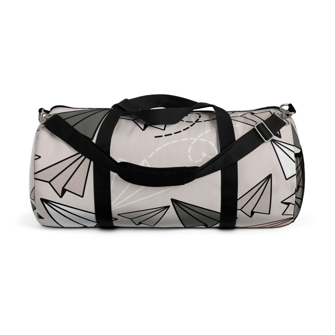 Paper Planes Duffel Bag Travel Duffel Workout Bag Gym Etsy
