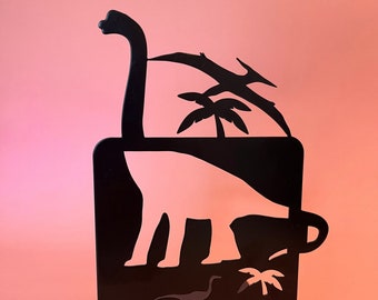 Steel Bookends Silhouette