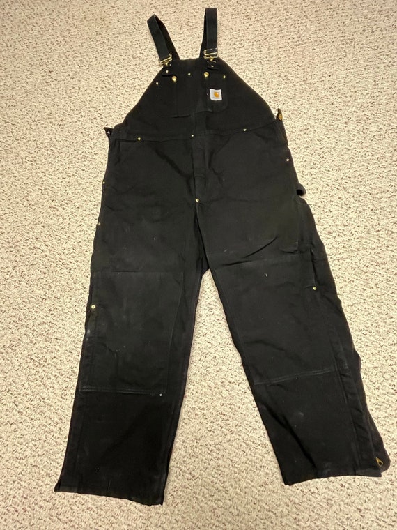 insulated denim bib overalls