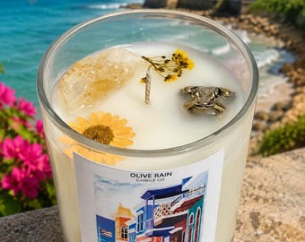 Isla Bonita Puerto Rico Candle, Latin Hispanic Candle Gift