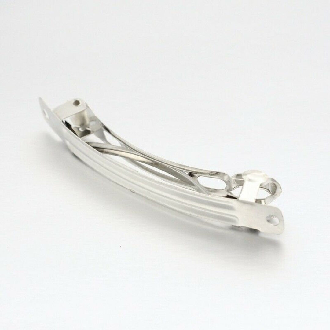 Hair Barrette Blanks 51mm French Clips Hair Slide Findings for