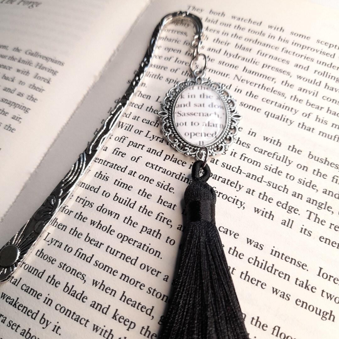 Recycled Book Page Pendant Bookmark Sassenach Book Quote Etsy