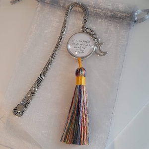 Les Miserables Book Quote, Metal Bookmark , Les Mis Bookmark, Book Lover Gift, Musical Theatre Fan, Victor Hugo Quote, Readers Quote,