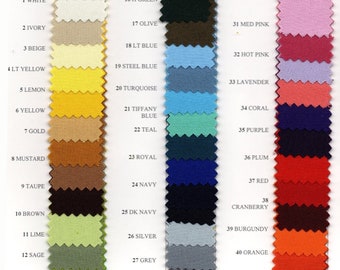 Broward Linens Tablecloth Polyester Rectangular 74x96 Inch (Variety Colors)