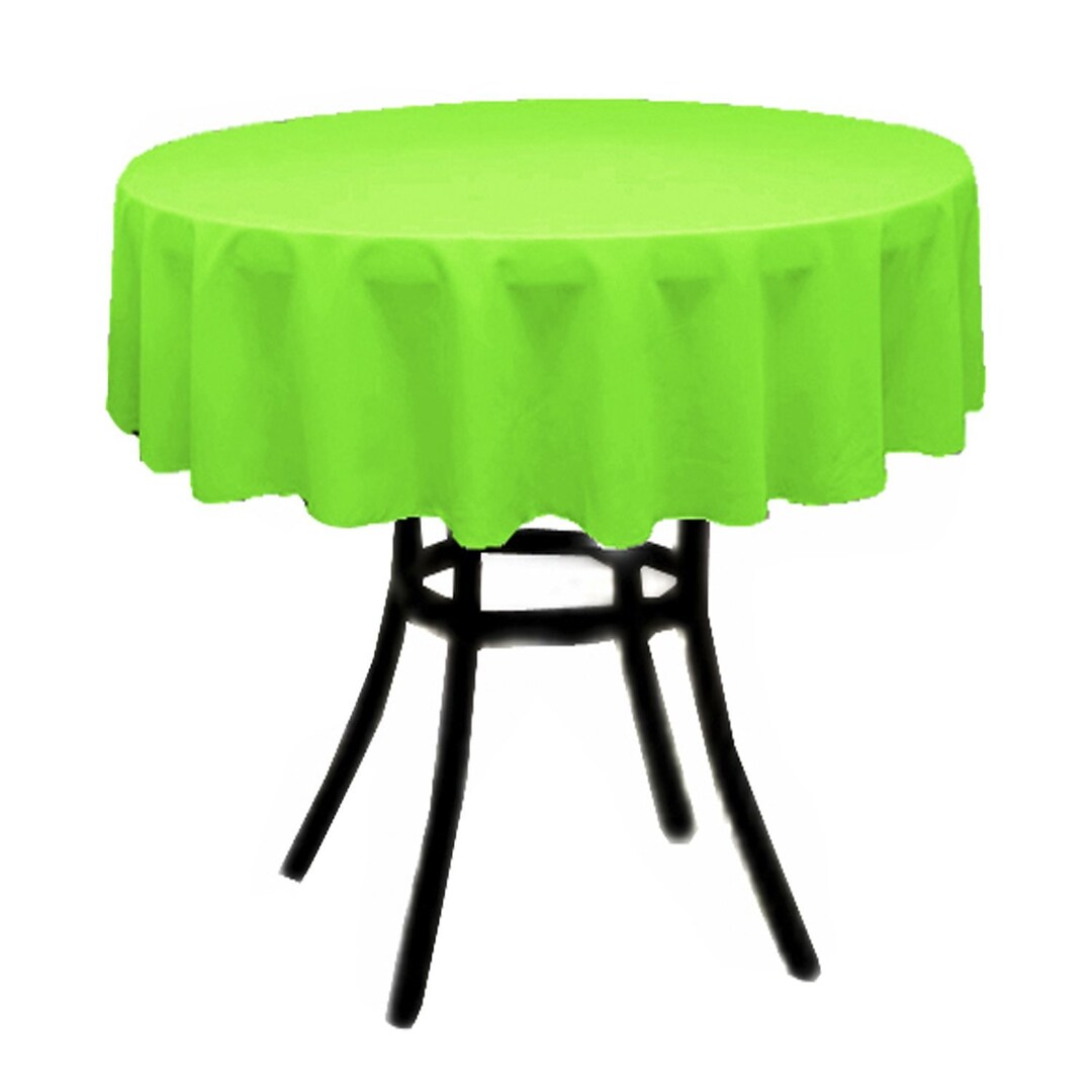 Broward Linens Small Tablecloth Polyester Round 36 Inch Etsy