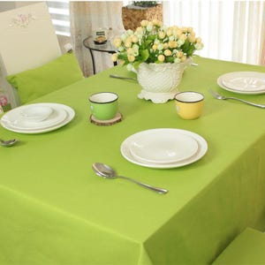 Broward Linens Tablecloth Polyester Rectangular 78x144 Inch (Variety Colors)