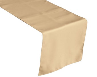 BROWARD LINENS Tablecloth Runner Polyester 12 X 72 Inch (Variety Colors)