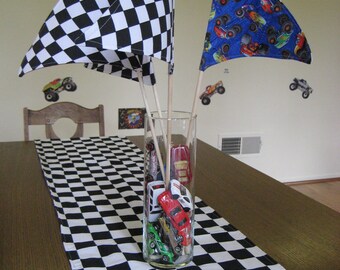 BROWARD LINENS Tablecloth Runner Polyester Checkered 13 X 108 Inch (Variety Colors)