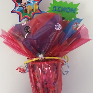 Tazza per bomboniere pre-riempita di Topolino con bolle e giocattoli di Broward Toys