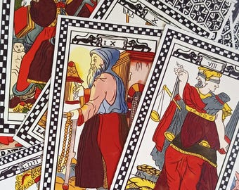 Tarot De Paris – Restored 1650 Tarot Deck, Marseille Card Set - Etsy