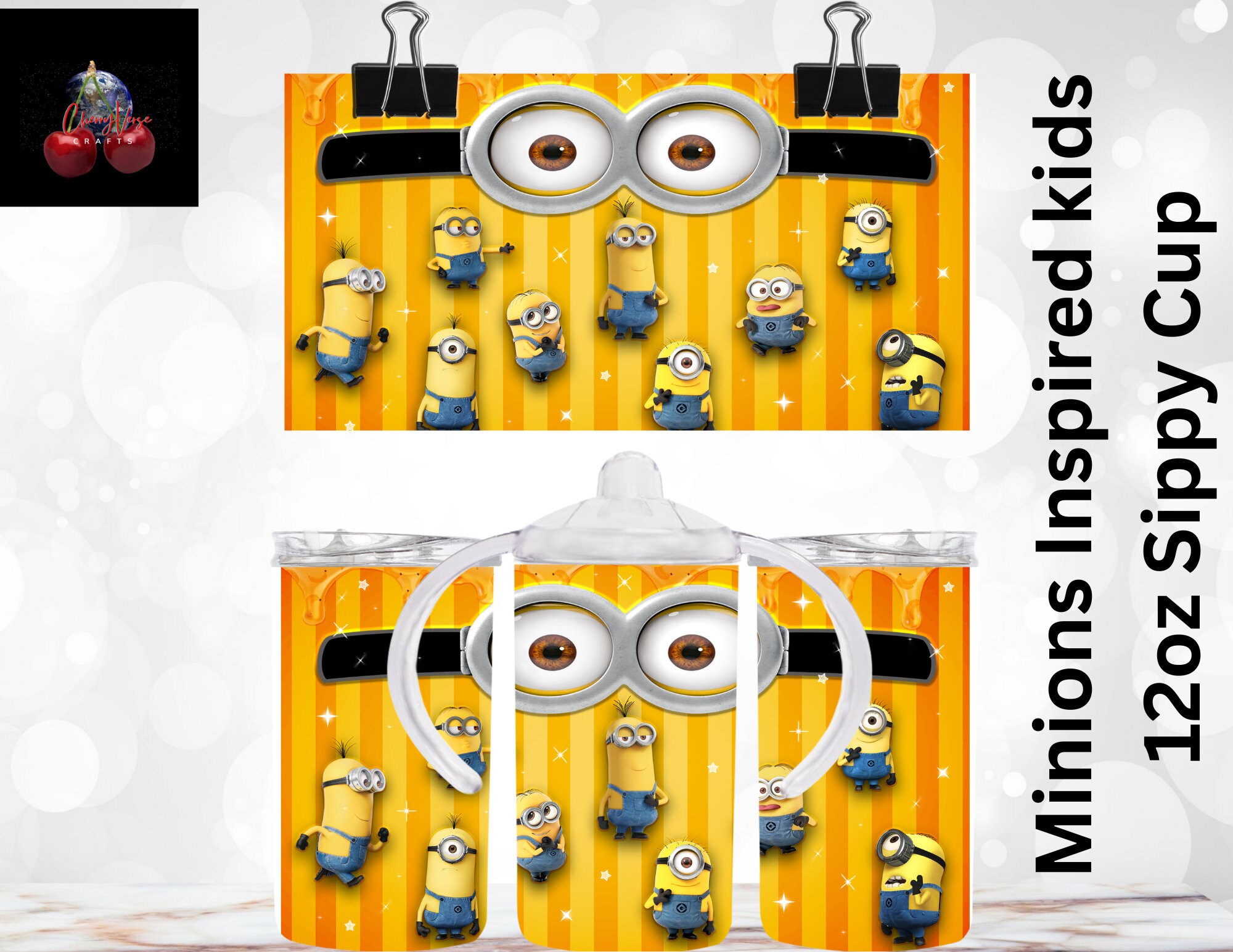 Minions Kids Water Bottle  Welcome to Bellajay Designs!!!