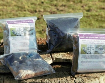 Natürliches Alpaka Wolle Vogel Nistmaterial