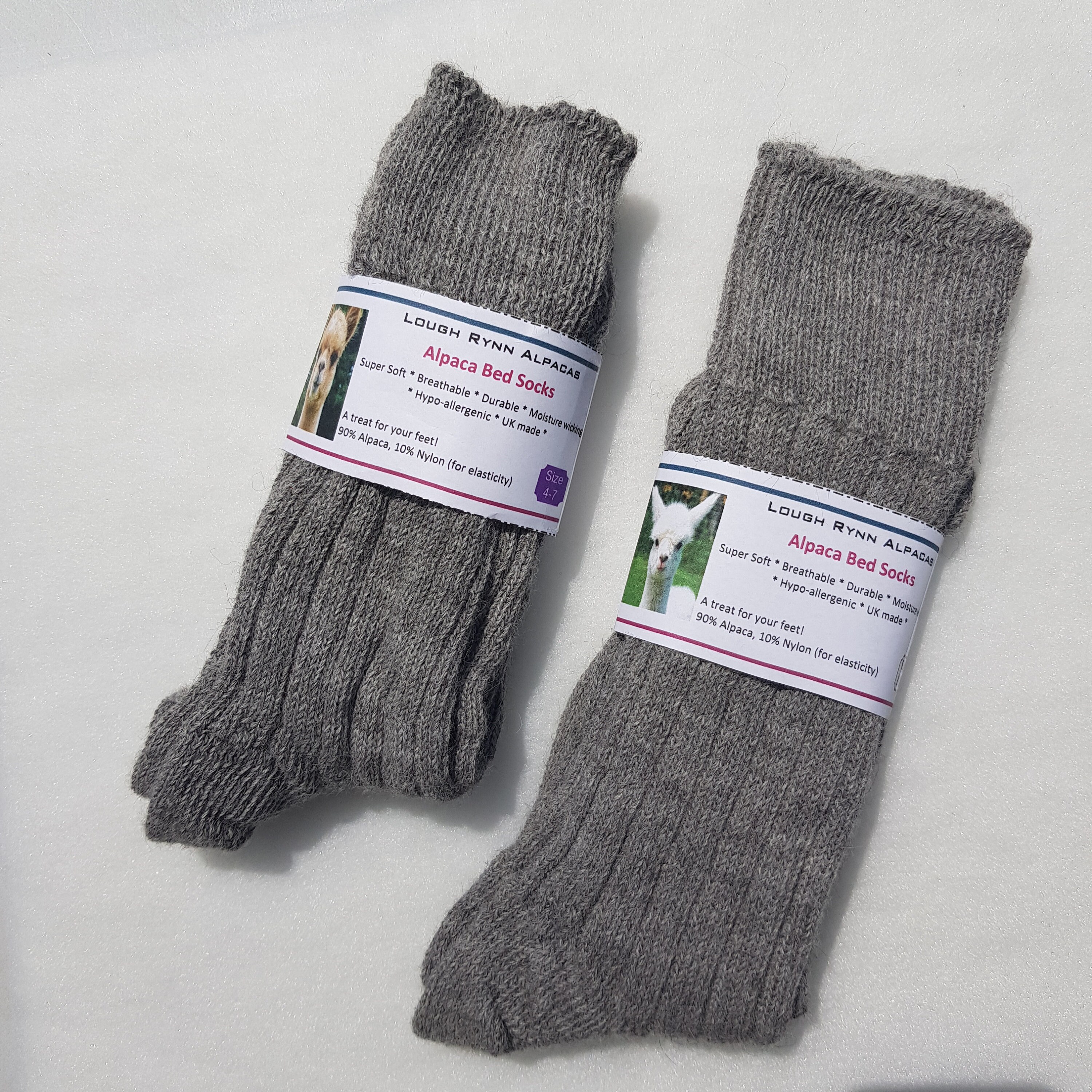 Luxury lounge socks in alpaca - Navy Blue