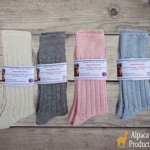 ALPACA Wool Bed Socks Maximum Comfort Thermal Warm