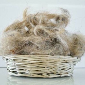 Alpaca Bird Nesting Material Bag -100% Natural Alpaca Wool for Nesting Birds