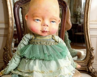 Unique doll, Author's doll, dolls, handmade, Art doll, handmade, OOAK