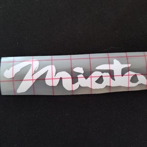 Mazda Miata Logo Sticker, Buy Two Get One Free! Japanese Car decal, Spec Miata
