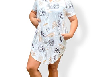 3x shirt dress Oversized Cheetah T-Shirt Dress (S-3X) *WASHED TAUPE  Chloe Vs Tank The  Boutique