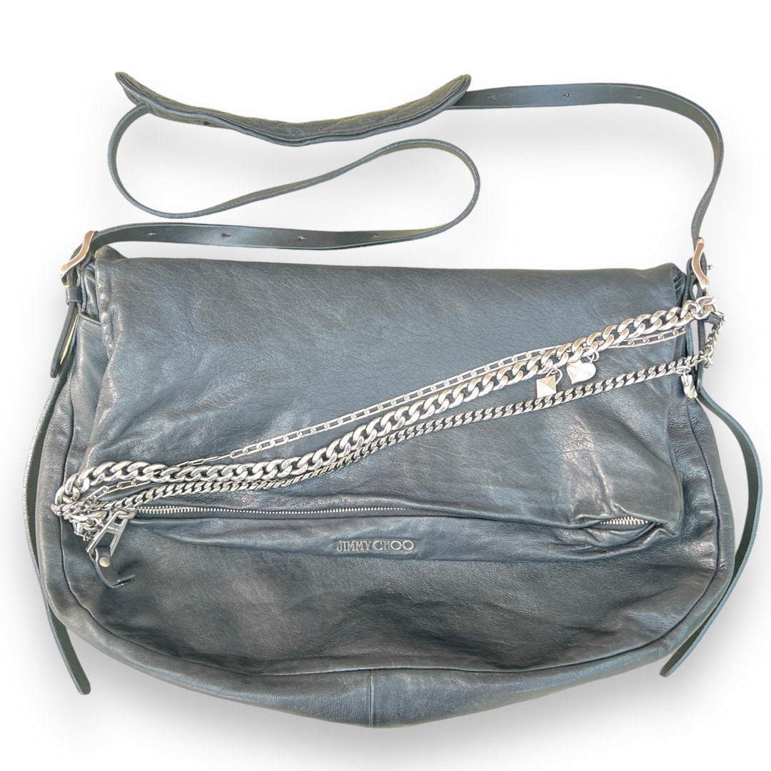 Jimmy Choo Bag Vintage Black Crossbody Bag Luxury Bag Bag Etsy