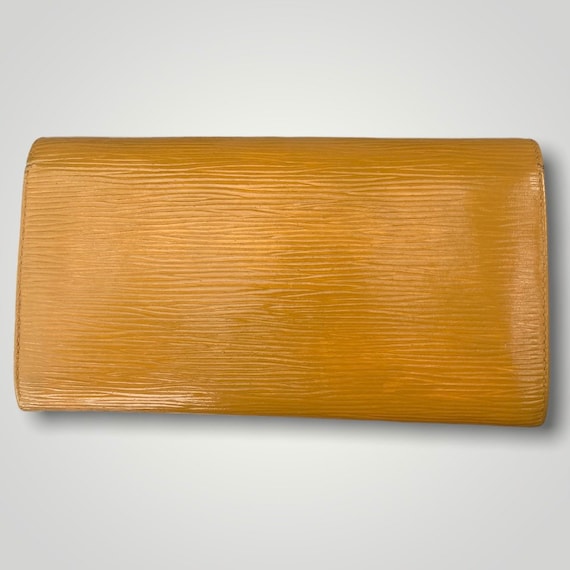 Louis Vuitton Yellow EPI Leather Zippy Wallet at 1stDibs