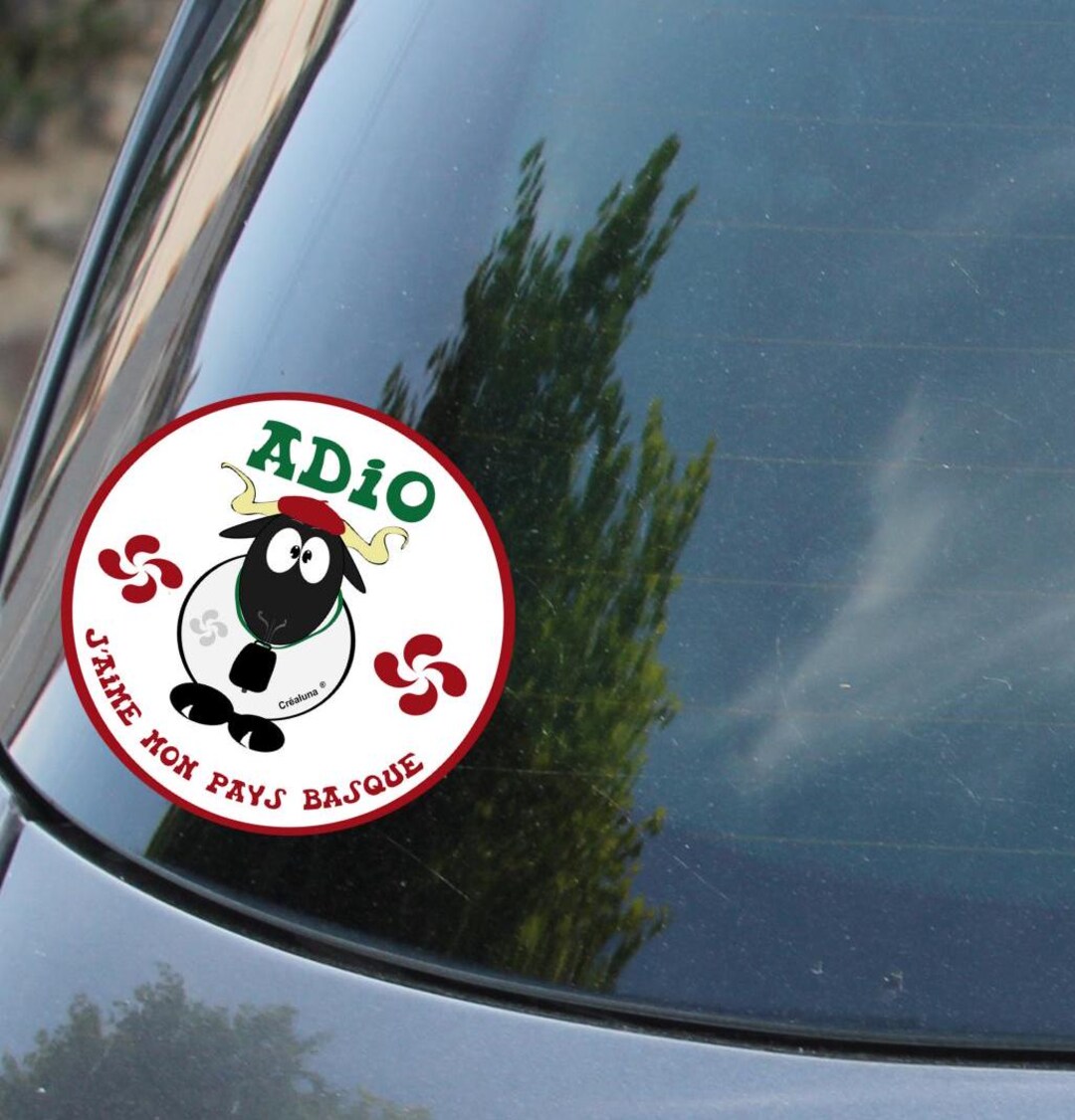 Basque Black Sheep Stickers 64 - Etsy UK