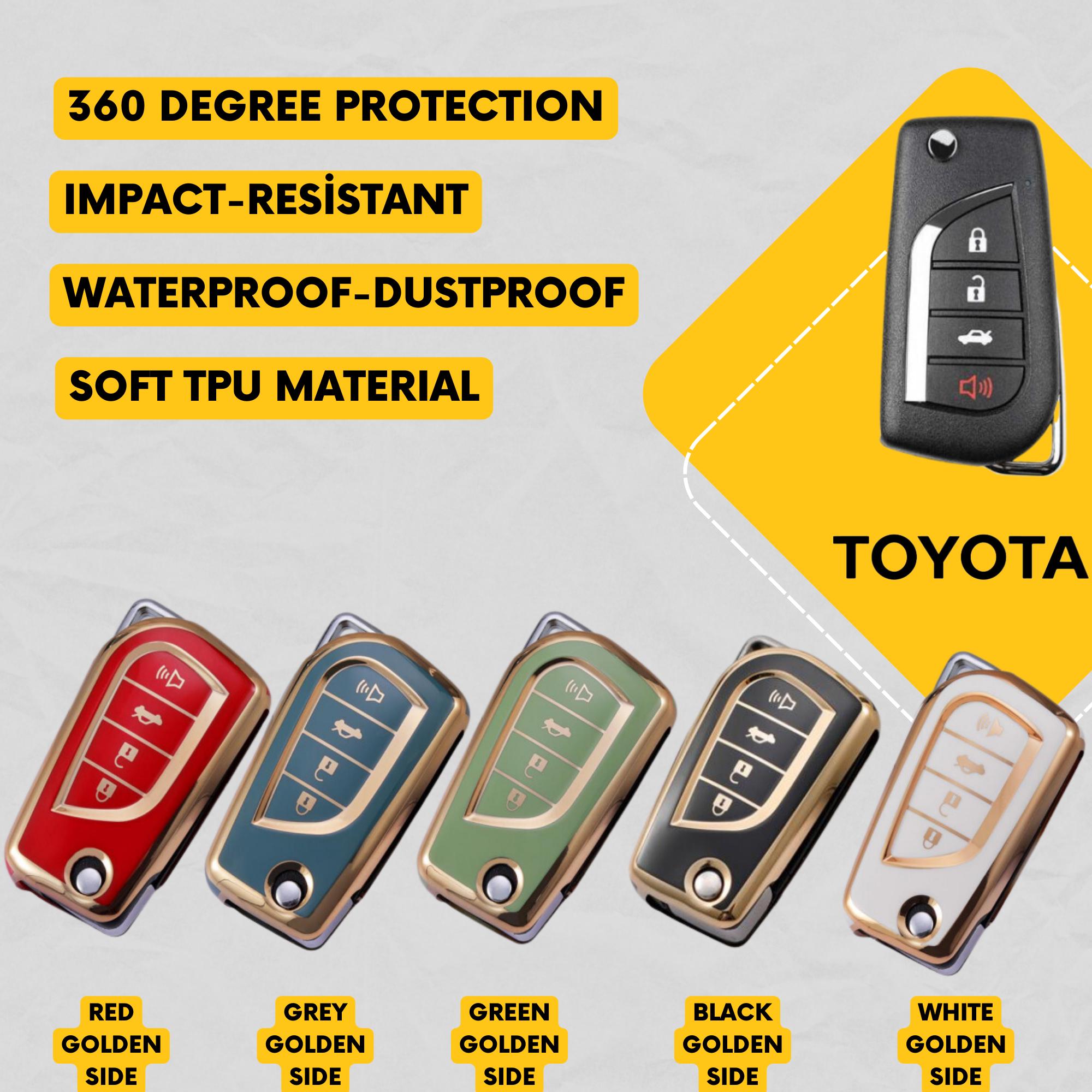 Toyota Camry/corolla Flip Key Fob Covers TPU, 360 - Etsy