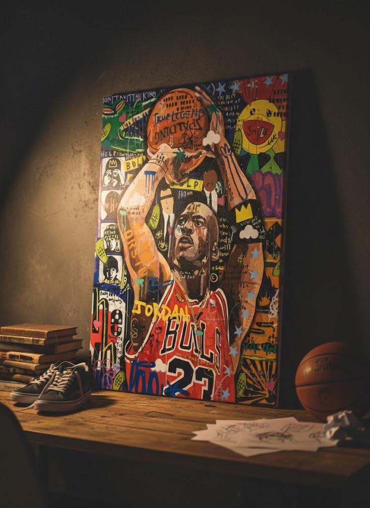 Michael Jordan Neon - Etsy