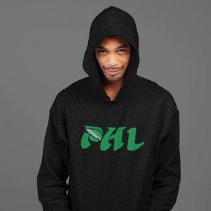PHL Philly Football - 80&#39;s font  Lightweight Hoodie