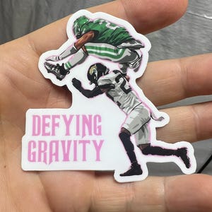 Eagles-dekalklistermärke - Trotsar gravitationen Omvänt språngspel - Philadelphia Football