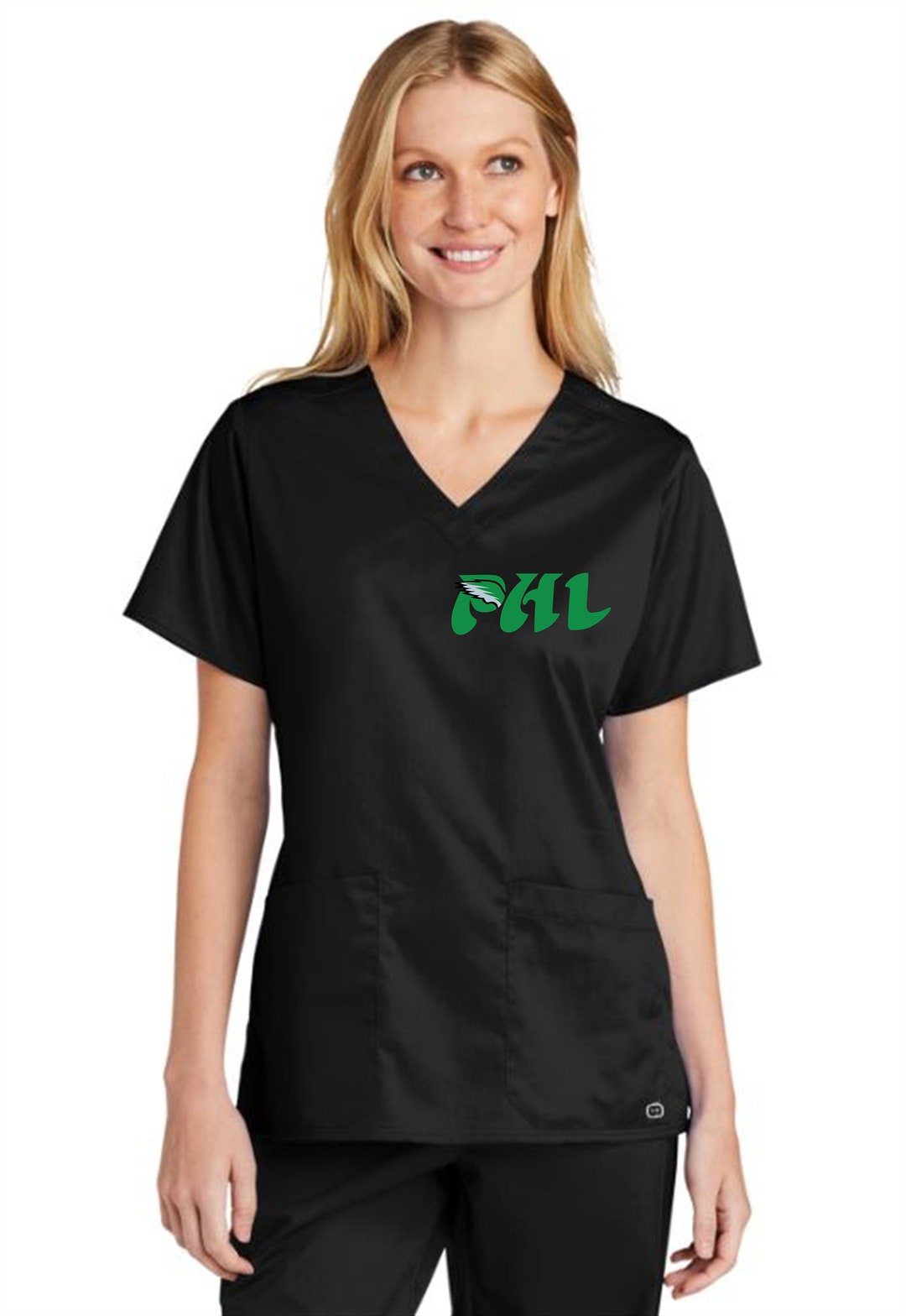 Eagles PHL Nurse & Doctor Scrubs Shirt PHL Football Philadelphia Eagles