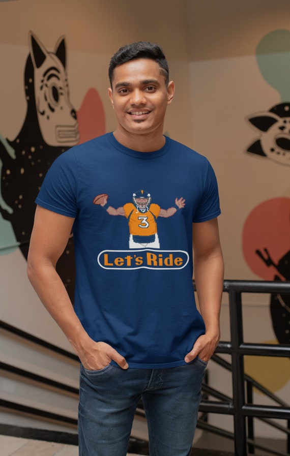Buy Denver Football Let s Ride T shirt Online in India Etsy