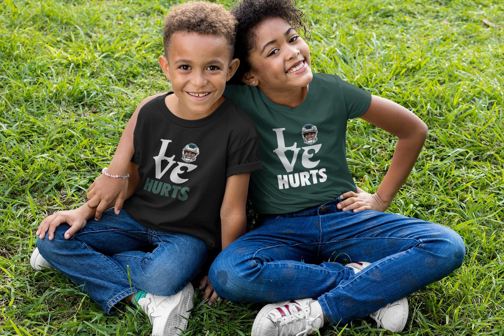 LOVE Hurts - Eagles Toddler and Youth T-shirts