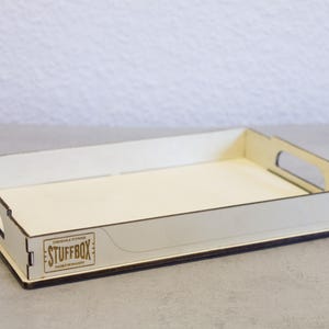 Box für eckige Stempel und Zubehör - erweiterbar für viele Kreativwerkzeuge (Box ohne Inhalt)