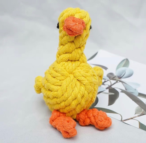 Easter Dog Toy Duck Dog Toy Rope Dog Toy Easter Toys for Dogs Rope