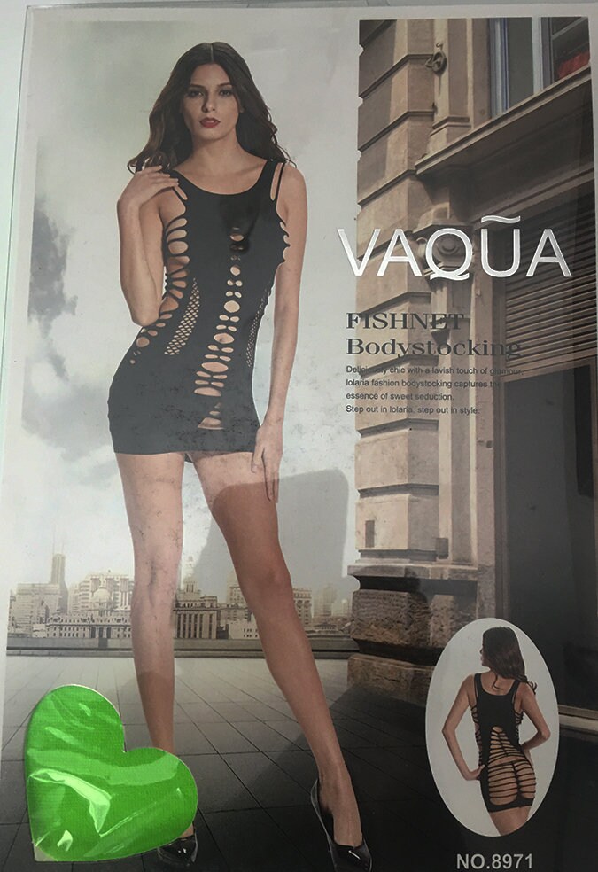 Vaqua top fishnet bodystocking