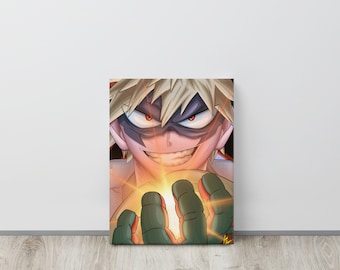 Anime Canvas Print, Anime Gift, Anime Art, Anime Prints, Anime Merch, Art and Collectibles, Anime Wall Art