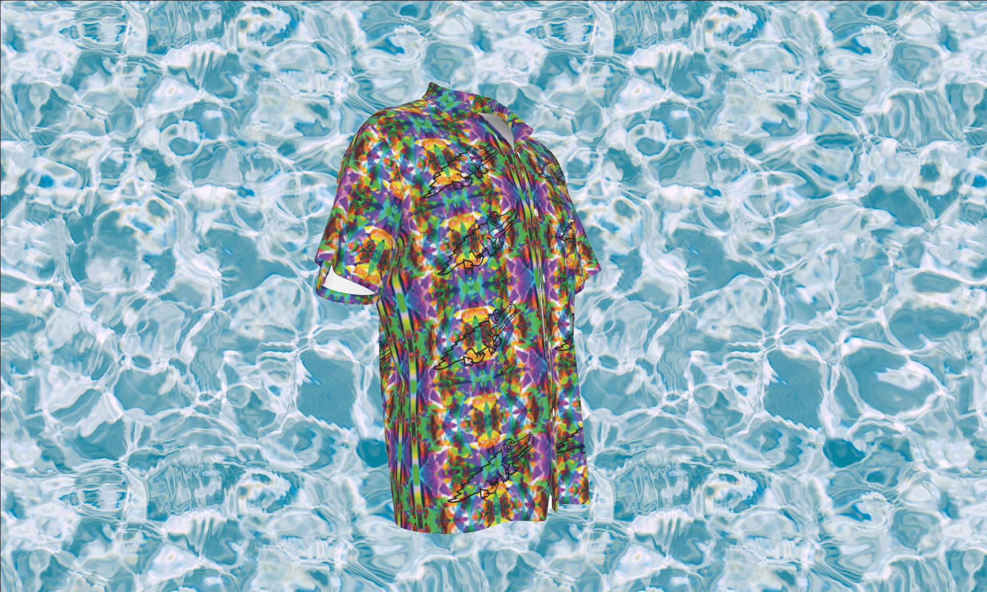 Subtle Gators Float Along King Gizzard and the Lizard Etsy