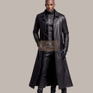 Game Fallout 4 John Hancock Leather Trench Coat - The Movie Fashion